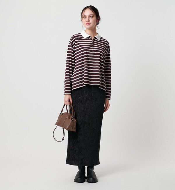 BEAUTY&YOUTH UNITED ARROWS「ベロアプリーツ タイトスカート ウォッシャブル」|タイト|