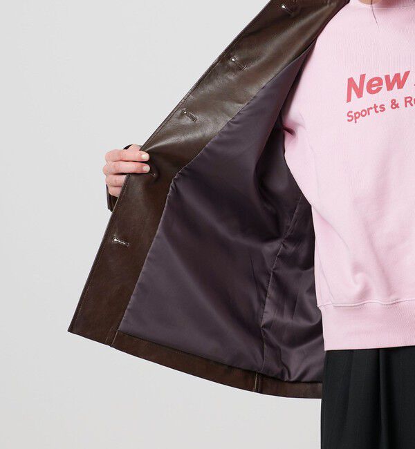 BEAUTY&YOUTH UNITED ARROWS「レザーライク カバーオール ジャケット」|その他|