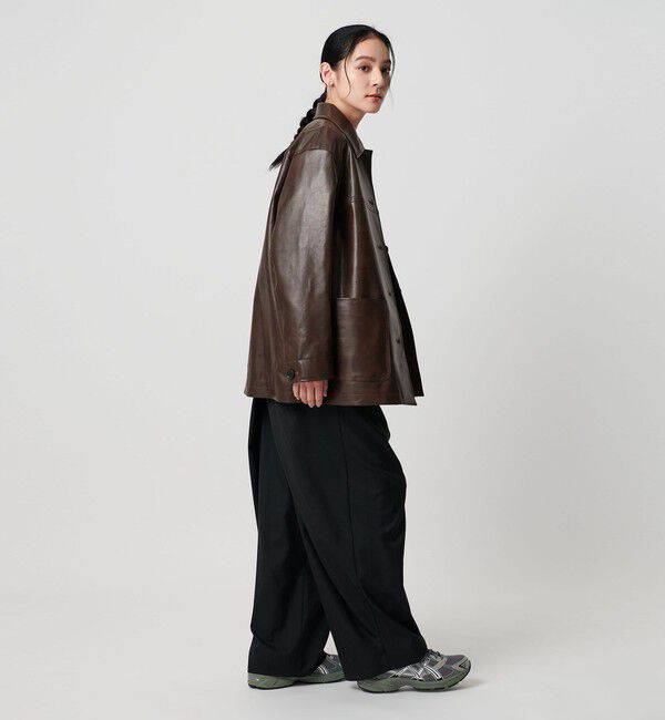 BEAUTY&YOUTH UNITED ARROWS「レザーライク カバーオール ジャケット」|その他|