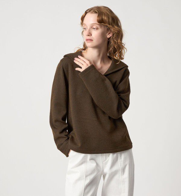 STEVEN ALAN「＜Steven Alan＞ブークレー ダンボール プルオーバー」|Tシャツ・カットソー|