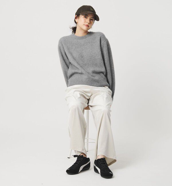 BEAUTY&YOUTH UNITED ARROWS「フォックスカシミヤブレンド クルーネックニットプルオーバー」|ニット・セーター|