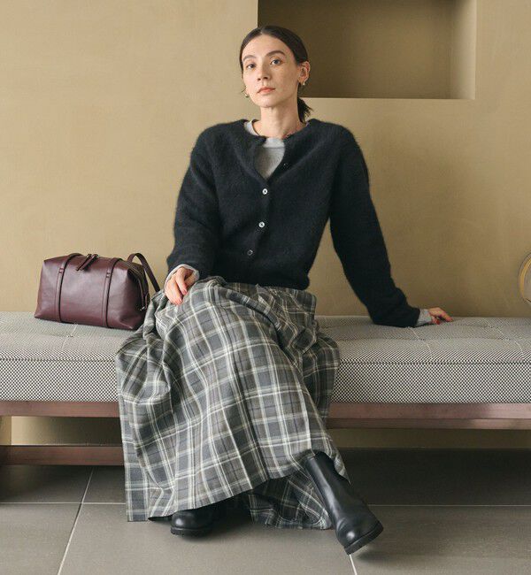 BEAUTY&YOUTH UNITED ARROWS「フォックスカシミヤブレンド クルーネックカーディガン」|カーディガン|