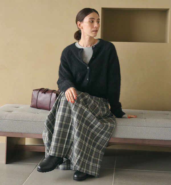 BEAUTY&YOUTH UNITED ARROWS「フォックスカシミヤブレンド クルーネックカーディガン」|カーディガン|