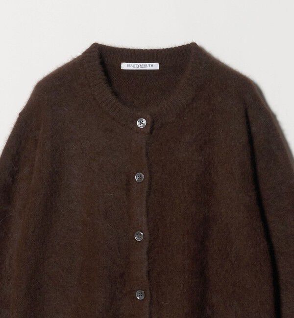 BEAUTY&YOUTH UNITED ARROWS「フォックスカシミヤブレンド クルーネックカーディガン」|カーディガン|