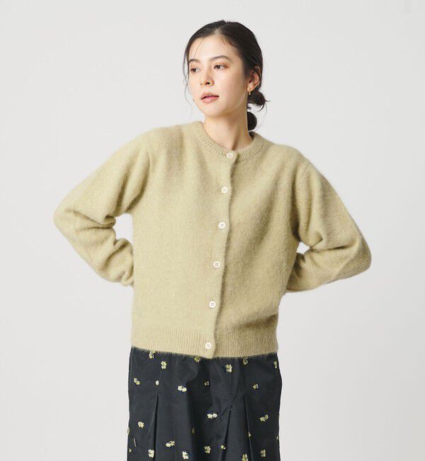 BEAUTY&YOUTH UNITED ARROWS「フォックスカシミヤブレンド クルーネックカーディガン」|カーディガン|