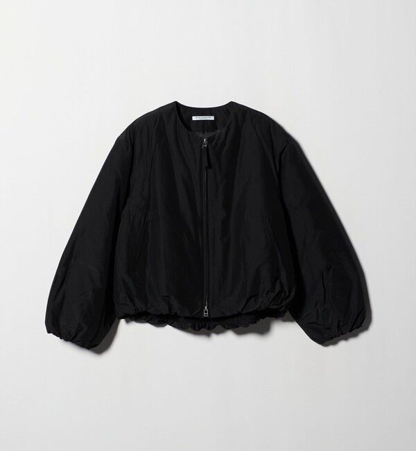 BEAUTY&YOUTH UNITED ARROWS「ポリエステルブレンド ノーカラーバルーンジップブルゾン」|ブルゾン・スタジャン|