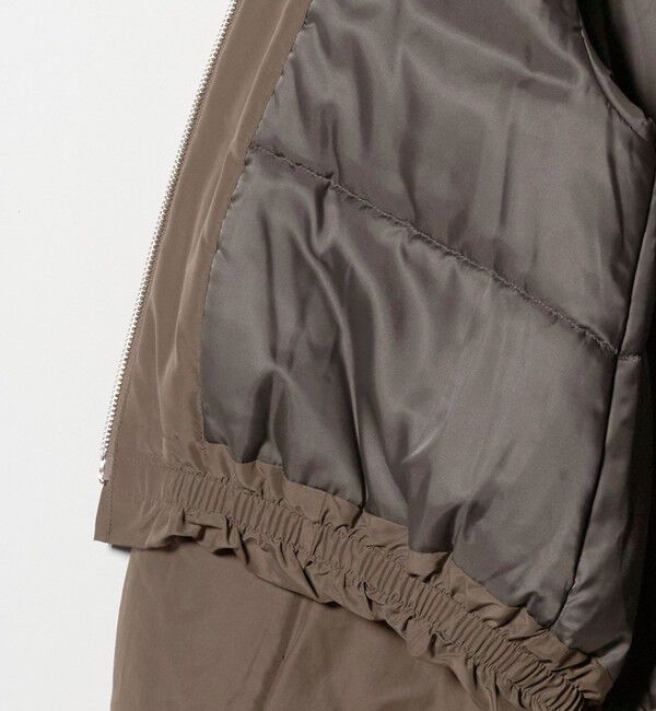 BEAUTY&YOUTH UNITED ARROWS「ポリエステルブレンド ノーカラーバルーンジップブルゾン」|ブルゾン・スタジャン|