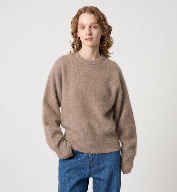 STEVEN ALAN「＜Steven Alan＞オーストラリアンウール ミックス  ニット」|ニット・セーター|BEIGE