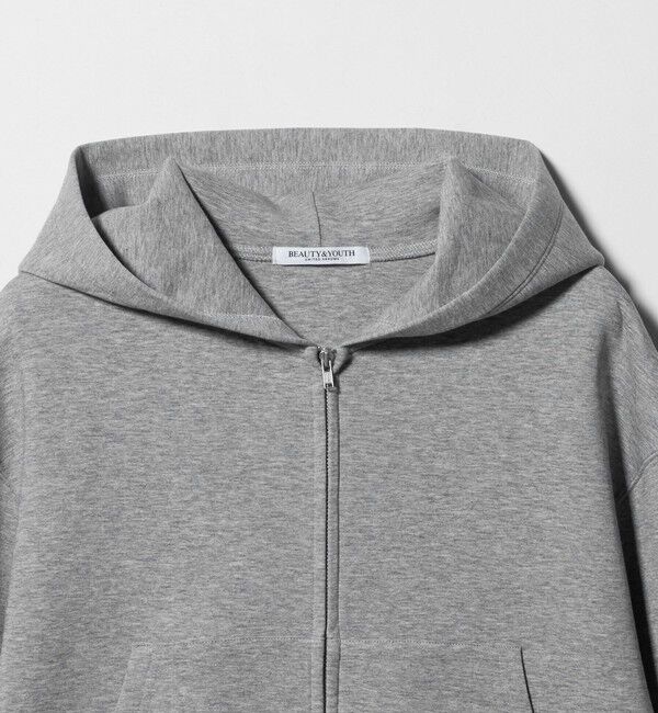 BEAUTY&YOUTH UNITED ARROWS「【WEB限定 Wardrobe DAILY MINIMAL】ダンボールスウェット ダブルジップパーカー」|パーカー|