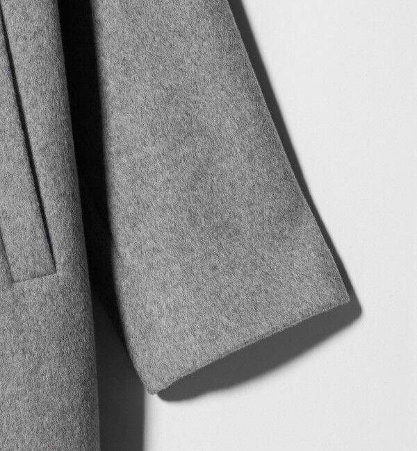 BEAUTY&YOUTH UNITED ARROWS「毛ナイロン ノーカラーコート」|ノーカラーコート|