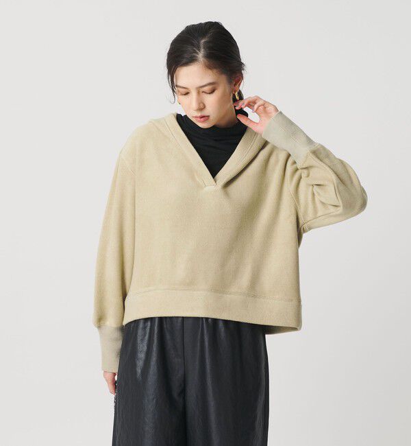 BEAUTY&YOUTH UNITED ARROWS「パイル スキッパーフーディ」|Tシャツ・カットソー|