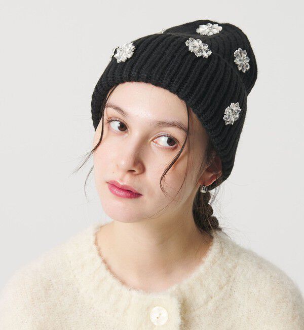 BEAUTY&YOUTH UNITED ARROWS「＜UGG＞エンベリッシュド ニット カフ ビーニー」|ニット帽|