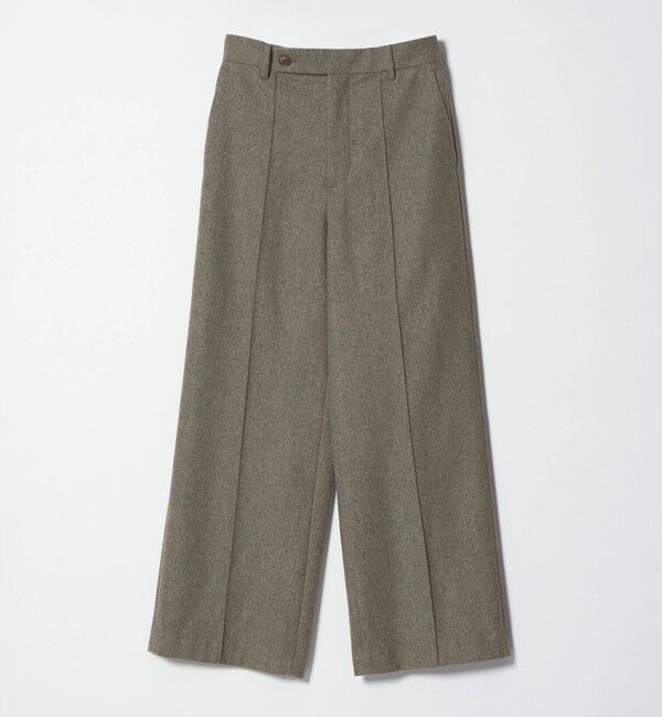 BEAUTY&YOUTH UNITED ARROWS「毛ポリエステル フランネルパンツ」|スラックス|