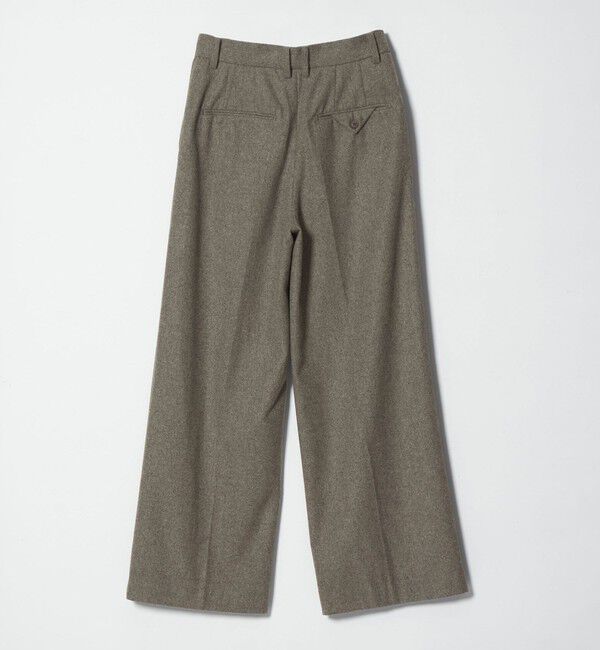 BEAUTY&YOUTH UNITED ARROWS「毛ポリエステル フランネルパンツ」|スラックス|