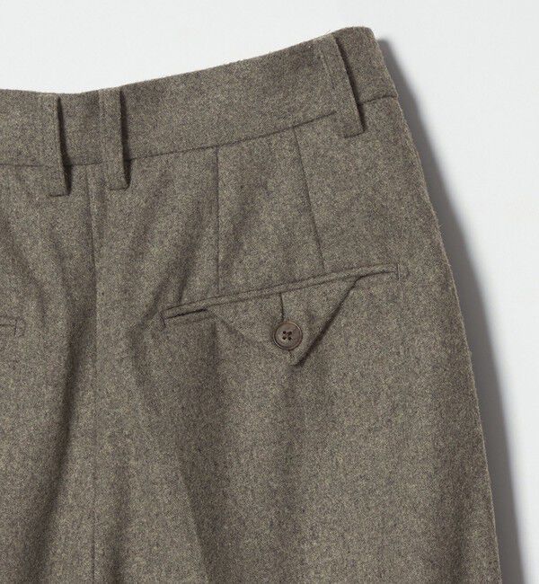 BEAUTY&YOUTH UNITED ARROWS「毛ポリエステル フランネルパンツ」|スラックス|