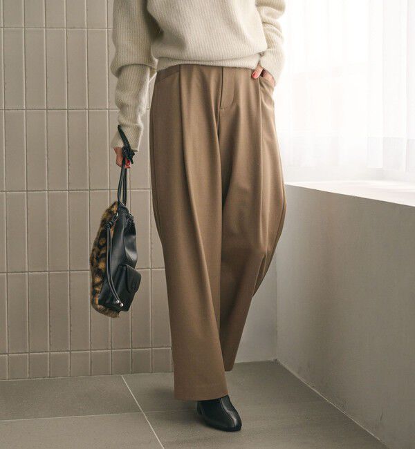 BEAUTY&YOUTH UNITED ARROWS「ウールブレンド ツイルバックゴムパンツ ウォッシャブル」|その他|MOCA