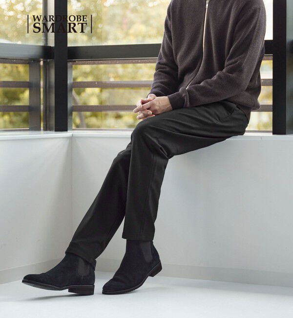 BEAUTY&YOUTH UNITED ARROWS「【WEB限定 WARDROBE SMART】ポリエステル レーヨン アクリル サキソニー スキニー イージーパンツ」|チノ|