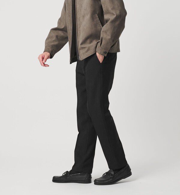 BEAUTY&YOUTH UNITED ARROWS「【WEB限定 WARDROBE SMART】ウールライク ノープリーツ パンツ」|チノ|