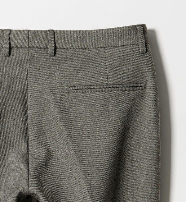 BEAUTY&YOUTH UNITED ARROWS「【WEB限定 WARDROBE SMART】ウールライク ノープリーツ パンツ」|チノ|