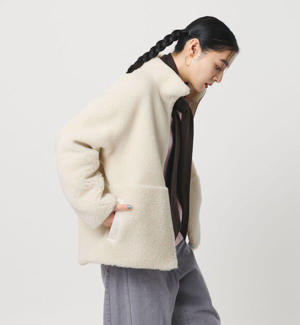 BEAUTY&YOUTH UNITED ARROWS「ボア スタンドカラー ジップブルゾン」|その他|