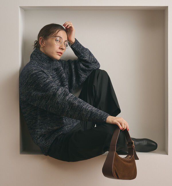 BEAUTY&YOUTH UNITED ARROWS「ミックスカラー ラメ タートルネック ニットプルオーバー」|ニット・セーター|