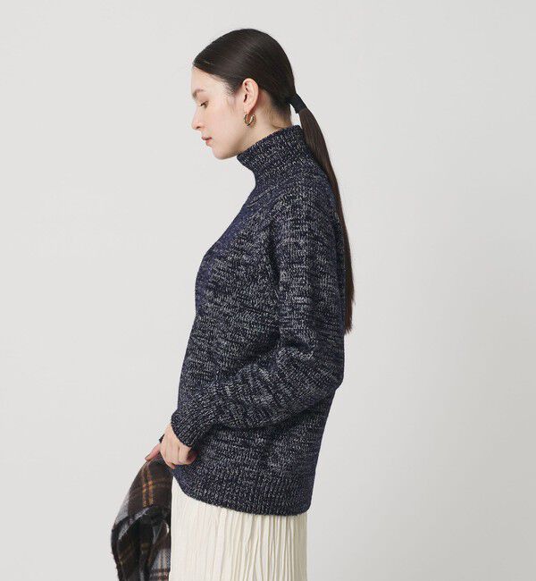 BEAUTY&YOUTH UNITED ARROWS「ミックスカラー ラメ タートルネック ニットプルオーバー」|ニット・セーター|