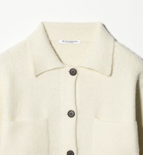 BEAUTY&YOUTH UNITED ARROWS「チャイニーズラクーンブレンド ポケット シャツカーディガン」|カーディガン|