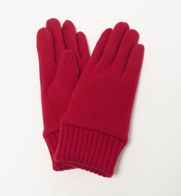 BEAUTY&YOUTH UNITED ARROWS「カラー ジャージー リブ グローブ」|手袋|