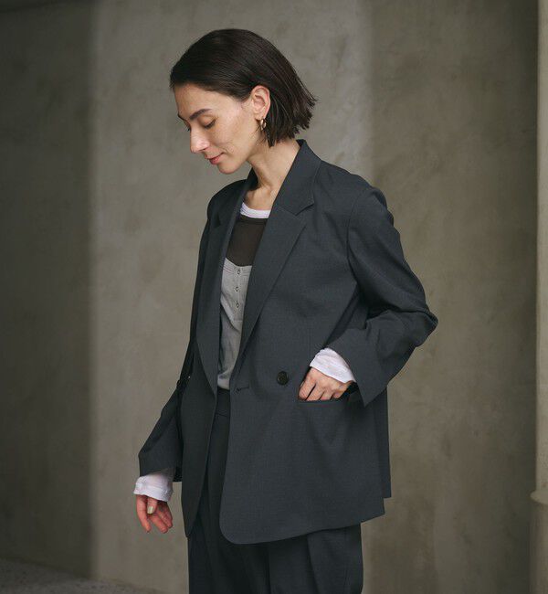 BEAUTY&YOUTH UNITED ARROWS「テーラード ダブルジャケット 吸水速乾 防シワ UV」|テーラードジャケット|