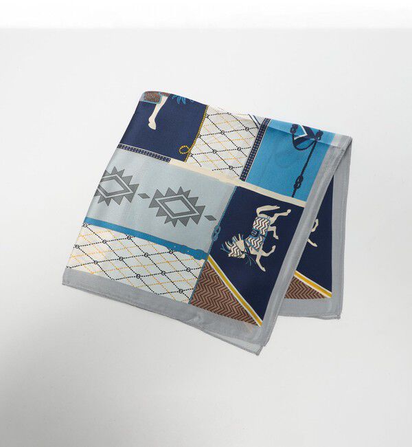 BEAUTY&YOUTH UNITED ARROWS「シルク ホース スカーフ」|バンダナ・スカーフ|COBALT