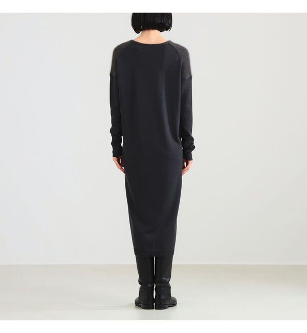 Demi-Luxe BEAMS 「フラッフィ クルーネック ニット ワンピース」|ワンピース|