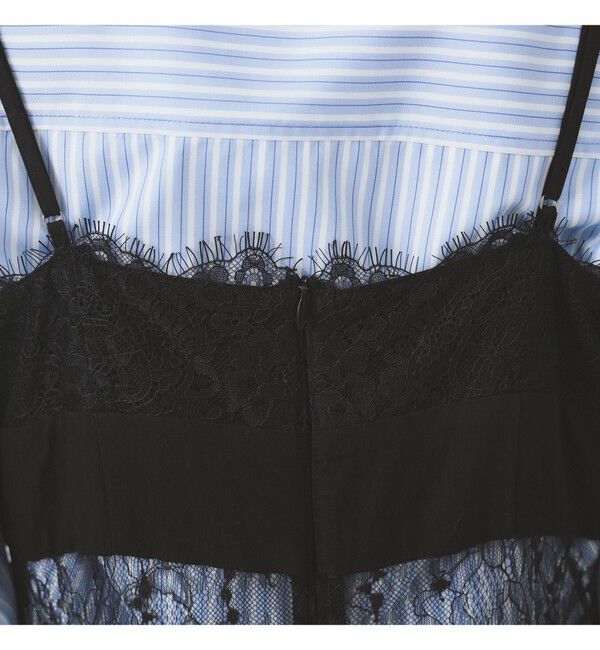 Ray BEAMS 「レース キリカエ キャミワンピース」|ワンピース|