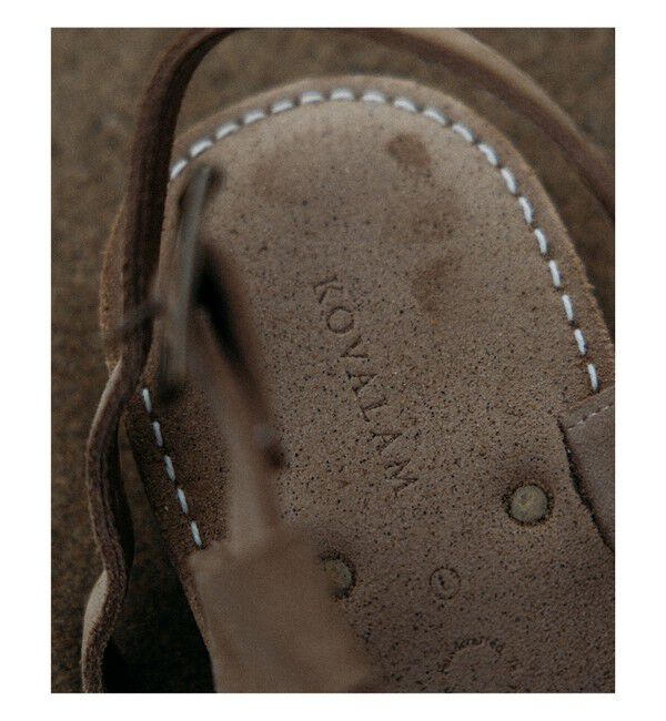 BEAMS PLUS「KOVALAM / 別注 X-STRAP SANDAL SUEDE」|サンダル|