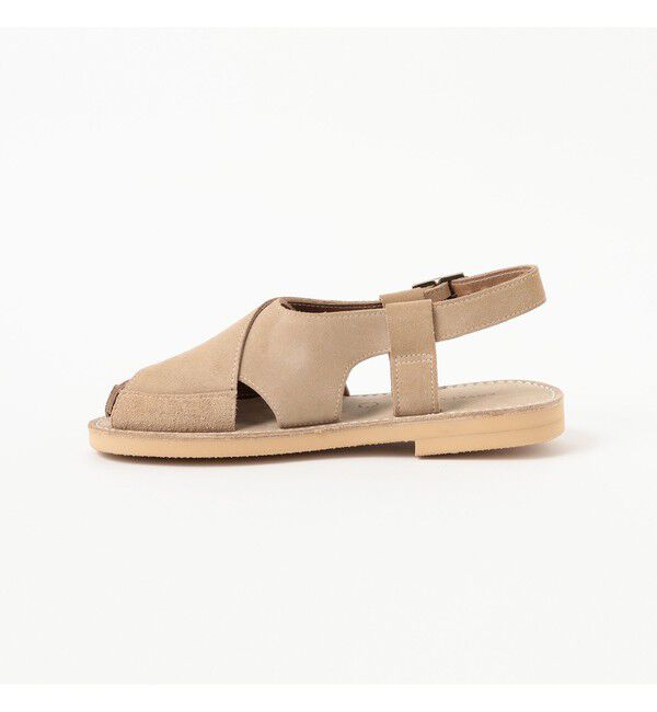 BEAMS PLUS「KOVALAM / 別注 X-STRAP SANDAL SUEDE」|サンダル|