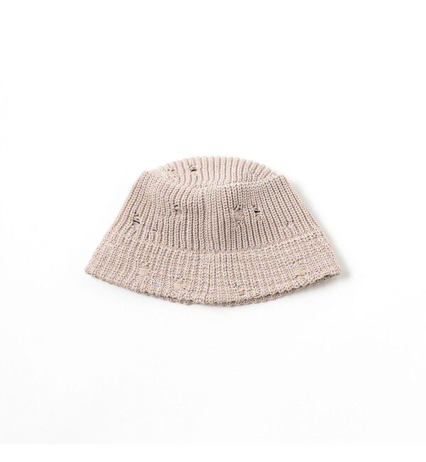 BEAMS「RACAL / Damage Knit Bucket Hat」|キャップ・キャスケット|