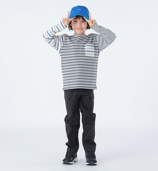 SHIPS KIDS「【SHIPS KIDS別注】Gramicci:100～160cm / ストレッチ カーゴ パンツ」|カーゴ|