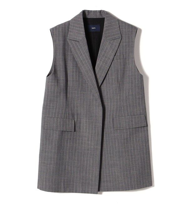 SHIPS for women「ウール混 ボックス テーラード ジレ」|ベスト・ジレ|