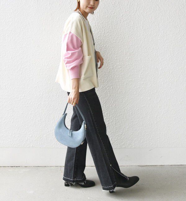 SHIPS for women「【WEB限定】〈手洗い可能〉配色 ポケット カーディガン」|カーディガン|