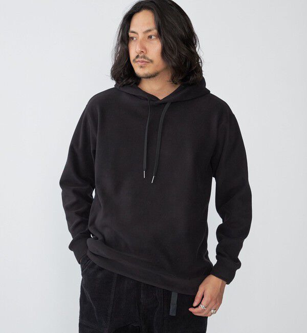 SHIPS「SHIPS:〈吸湿発熱〉モイスチャー プルオーバー パーカー」|パーカー|ブラック