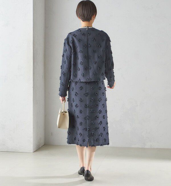 SHIPS for women「IFANSI ノーカラー ジャケット（セレモニー対応可）」|ノーカラージャケット|