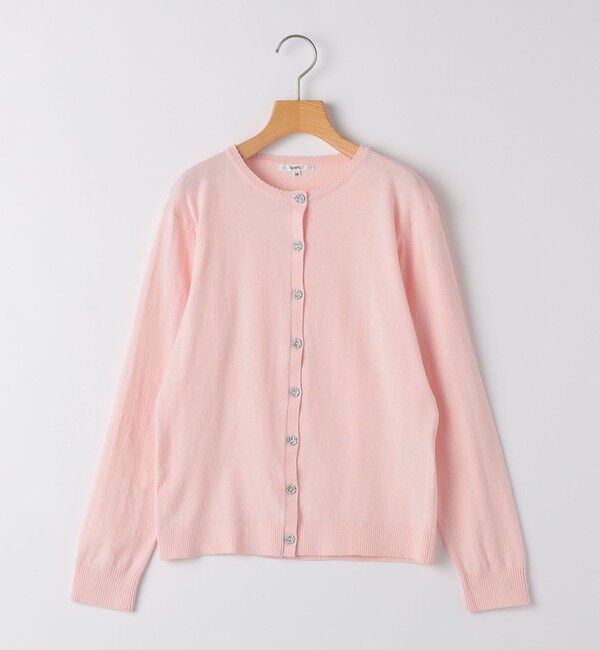 SHIPS KIDS「SHIPS KIDS:140～150cm / リバティ カーディガン」|カーディガン|ピンク