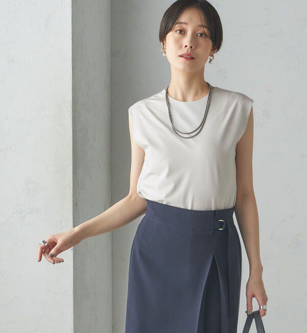 SHIPS for women「〈手洗い可能〉SORONA(R) 2WAY タンクトップ」|タンクトップ|