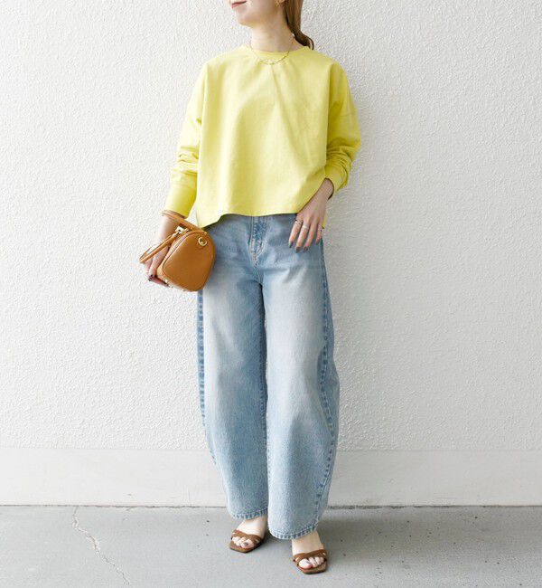 SHIPS any「SHIPS any:〈洗濯機可能〉インレイ ロングスリーブ コンパクト プルオーバー」|Tシャツ・カットソー|