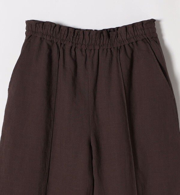 quaranciel「quaranciel:〈洗濯機可能〉ラミー ピンタック ワイド イージー パンツ」|その他|