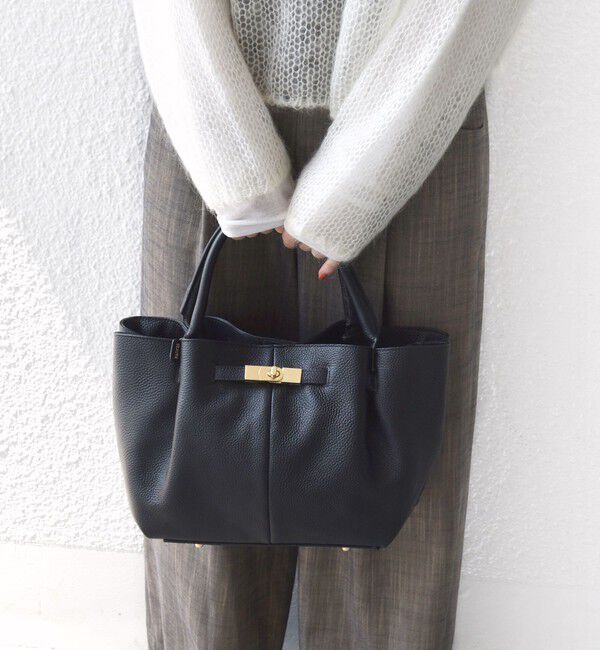 SHIPS for women「BEAURE: ヒネリ 金具付き バッグ」|トートバッグ|