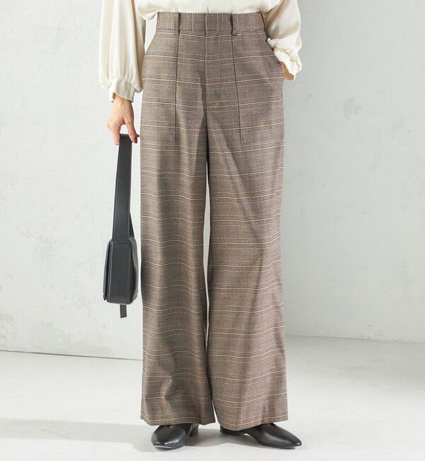 SHIPS for women「〈手洗い可能〉DELEGANT  ストレート パンツ（セットアップ対応）」|その他|