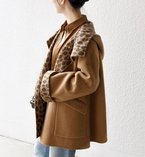 SHIPS any「SHIPS any: リバー フーデッド Aライン ミドル コート」|その他|