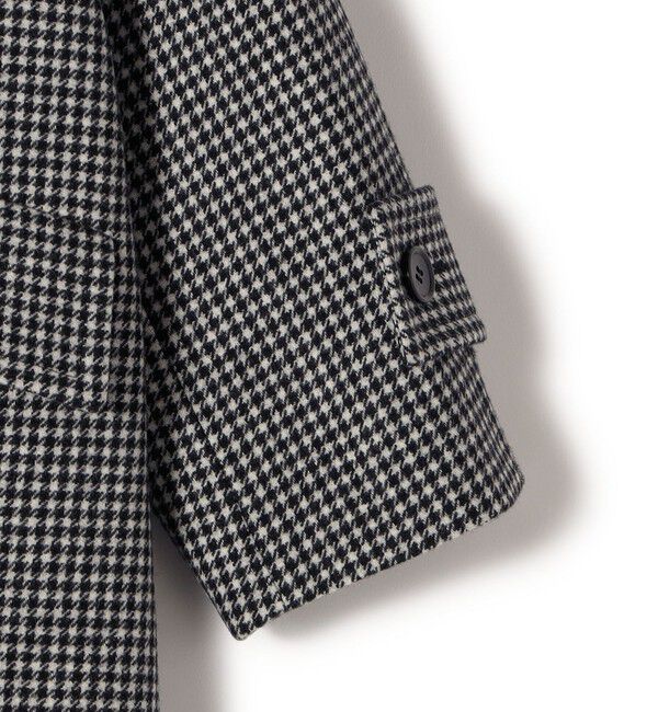 SHIPS for women「千鳥 / ソリッド ウール メルトン ステンカラー コート」|ステンカラーコート|