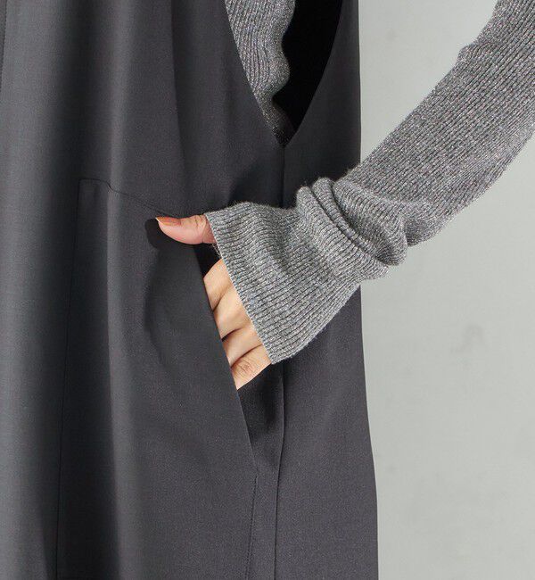 SHIPS for women「〈手洗い可能〉フロント ジップ ジャンパー スカート」|ジャンパースカート|