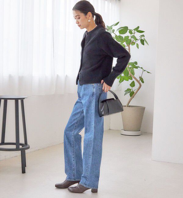 SHIPS for women「〈手洗い可能〉フォックス クルーネック ニット カーディガン」|カーディガン|